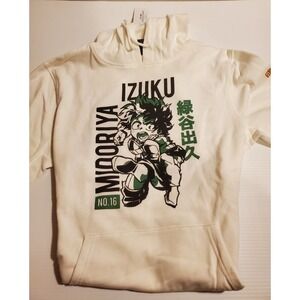 New Funimation x My Hero Academia Hoodie Size Medium Izuku No.16 & Bakugo No. 17